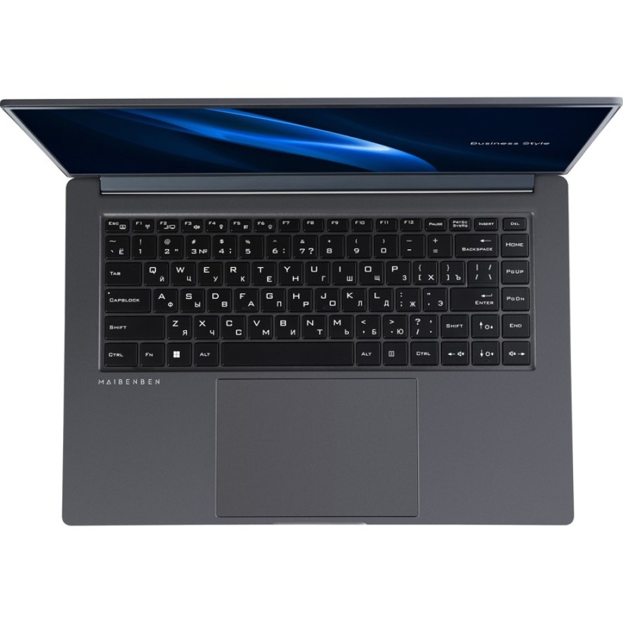 MAIBENBEN B516A Intel Core i5 12450H 2000MHz/16"/2560x1600/16GB/512GB SSD/Intel UHD Graphics/Wi-Fi/Bluetooth/Windows 11 Pro (B516A-i521UMFQSPGRE2) Grey
