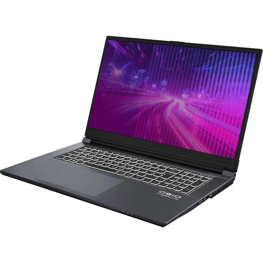 OSIO CyberLine C170i Intel Core i5 12600H 2700MHz/17.3"/1920х1080/16GB/512GB SSD/NVIDIA RTX RTX 4050 6GB/Wi-Fi/Bluetooth/Без ОС (C170I-002) Grey