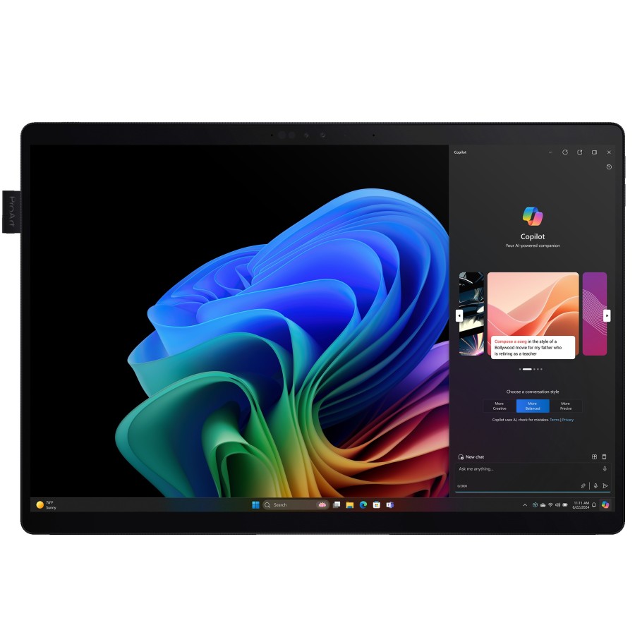ASUS ProArt PZ13 HT5306QA-LX002W Qualcomm Snapdragon X Plus X1P-42-100 3400MHz/13.3"/2880x1800/16GB/1024GB SSD/Qualcomm Adreno/Wi-Fi/Bluetooth/Windows 11 Home (90NB1441-M001L0) Black