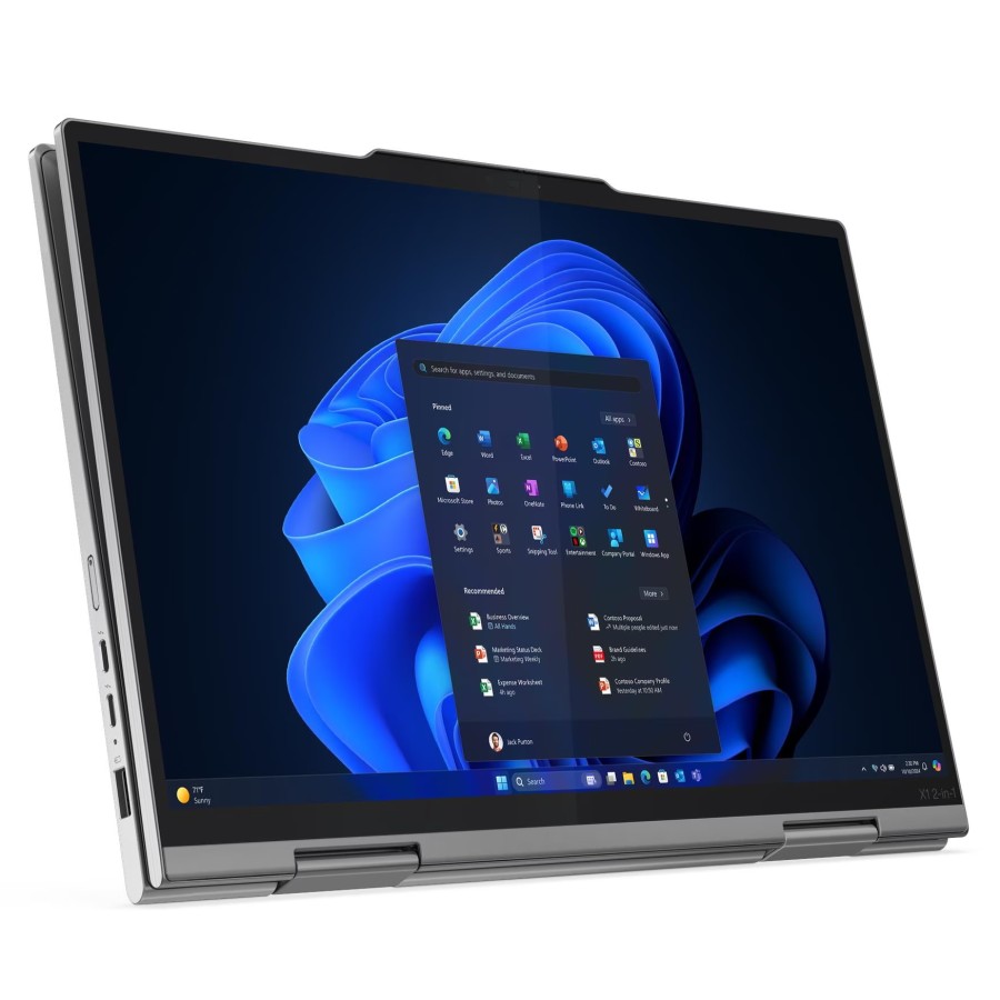 Lenovo ThinkPad X1 2-in-1 Gen 10 Aura Edition Intel Core Ultra 7 255U 3800MHz/14"/1920x1200/32GB/1024GB SSD/Intel Graphics/Wi-Fi/Bluetooth/Windows 11 Pro (21Q0002XUS) Grey
