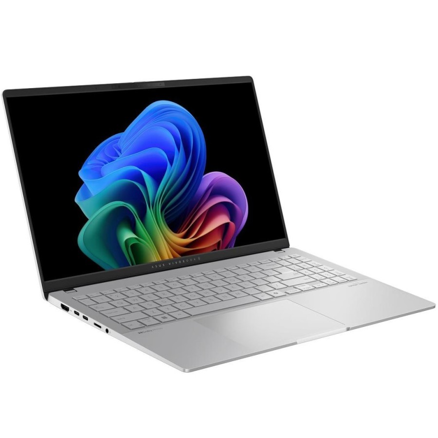 ASUS Vivobook S 15 OLED S5507QA-MA078W Qualcomm Snapdragon X Elite X1E 78 100 3400MHz/15.6"/2880х1620/32GB/1024GB SSD/Qualcomm Adreno/Wi-Fi/Bluetooth/Windows 11 Home (90NB14Q2-M007X0) Silver