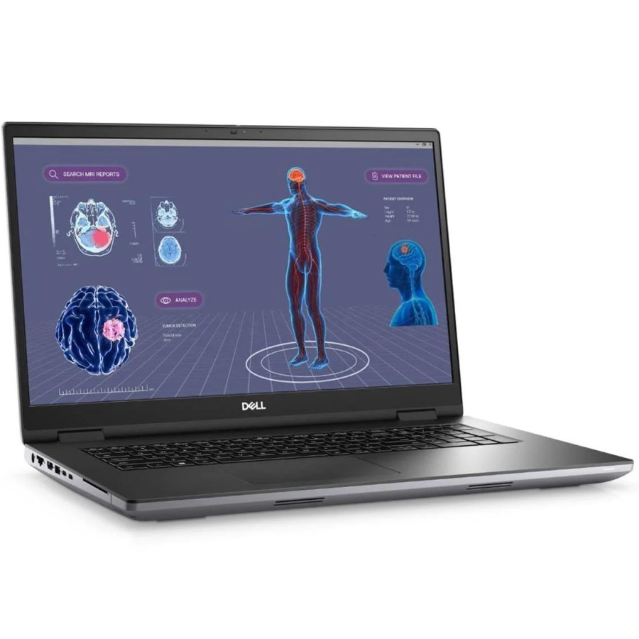 DELL Precision 7780 Intel Core i7 13850HX 2100MHz/17.3"/3840x2160/128GB/2048GB SSD/NVIDIA RTX 5000 Ada 16GB/Wi-Fi/Bluetooth/Linux (7780-7123) Grey