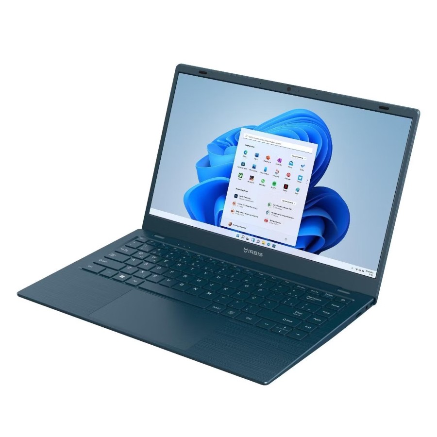 IRBIS 14NBC1003 Intel Celeron N4000 1100MHz/14"/1920x1080/4GB/128GB eMMC/Intel UHD Graphics 600/Wi-Fi/Bluetooth/Windows 11 Pro (14NBC1003) Blue