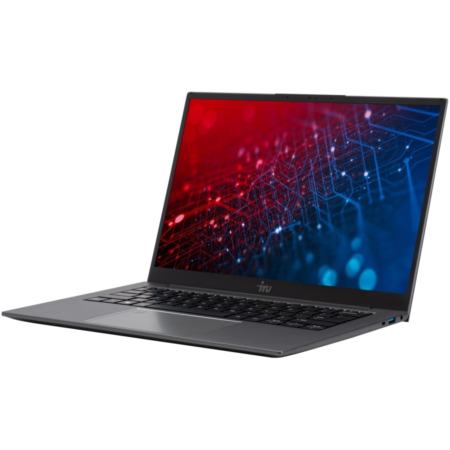 iRU Planio 14INPR Intel N100 800MHz/14"/1920х1080/16GB/512GB SSD/Intel UHD Graphics/Wi-Fi/Bluetooth/DOS (2078487) Grey