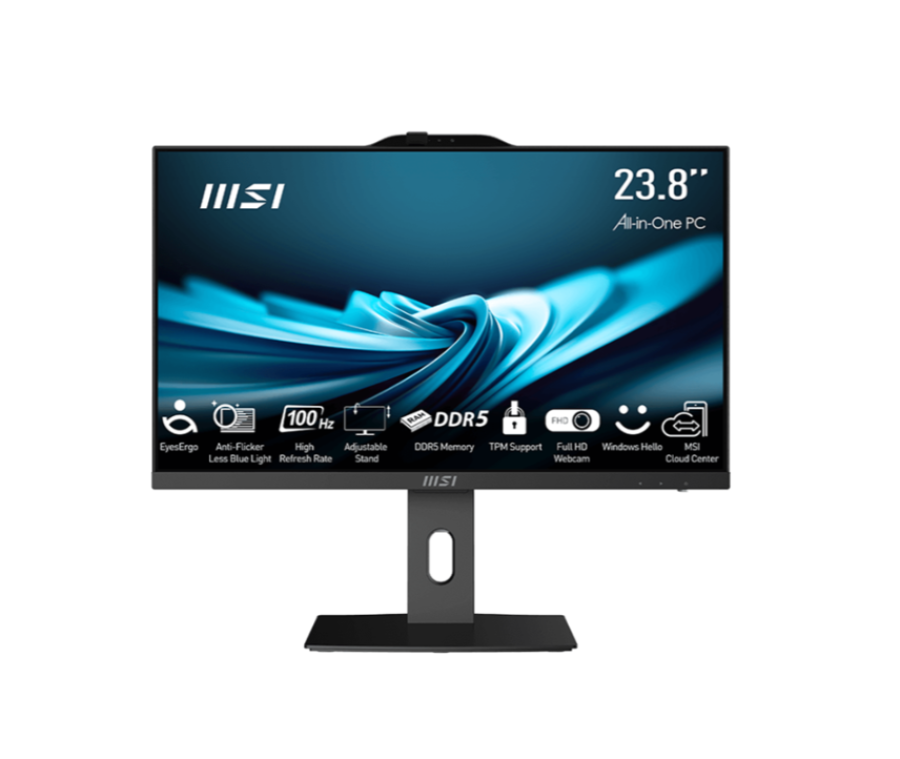 MSI Pro AP242P 14M AiO Intel Core i5 13500 2500 МГц/16 Гб/512 Гб SSD/23.8" Full HD 1920x1080/DVD нет/Intel Graphics/без ОС (9S6-AE0621-1207) Черный