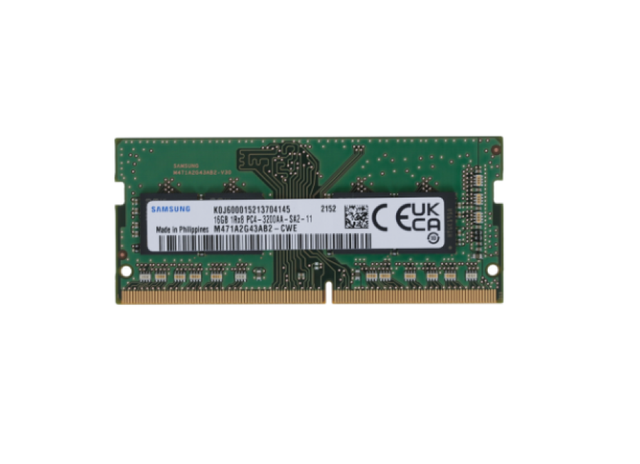Samsung DDR4 16GB UNB SODIMM 3200 1Rx8, 1.2V (M471A2G43AB2-CWE)