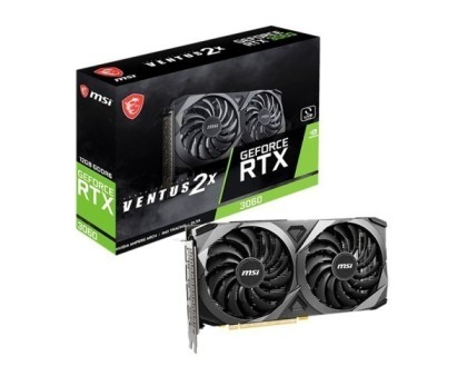 MSI RTX3060 VENTUS 2X 12GB GDDR6 192bit 3xDP HDMI RTL 12GB GDDR6 192bit 3xDP HDMI RTL (RTX 3060 VENTUS 2X 12G)