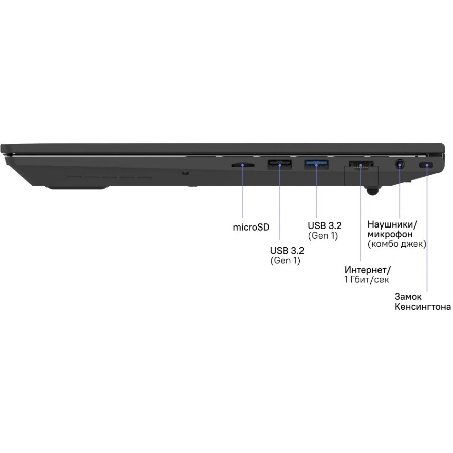 Rikor ARZ 103.1 AMD Ryzen 5 5560U 2300MHz/15.6"/1920x1080/16GB/512GB SSD/AMD Radeon Graphics/Wi-Fi/Bluetooth/Windows 11 Pro (EBF876F5) Grey
