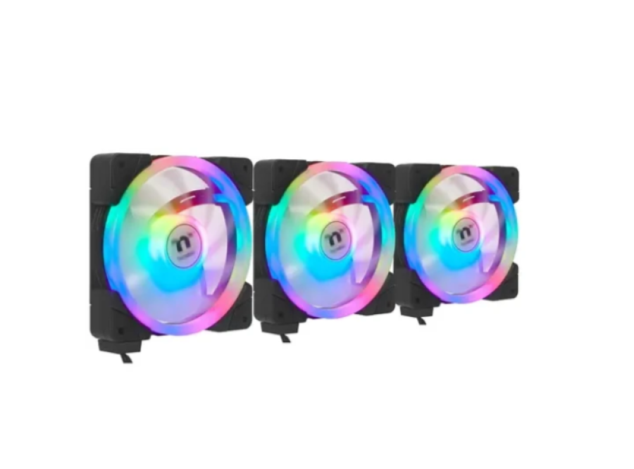 Thermaltake Swafan EX12 ARGB Sync Fan Black (3-Fan Pack) (CL-F167-PL12SW-A)