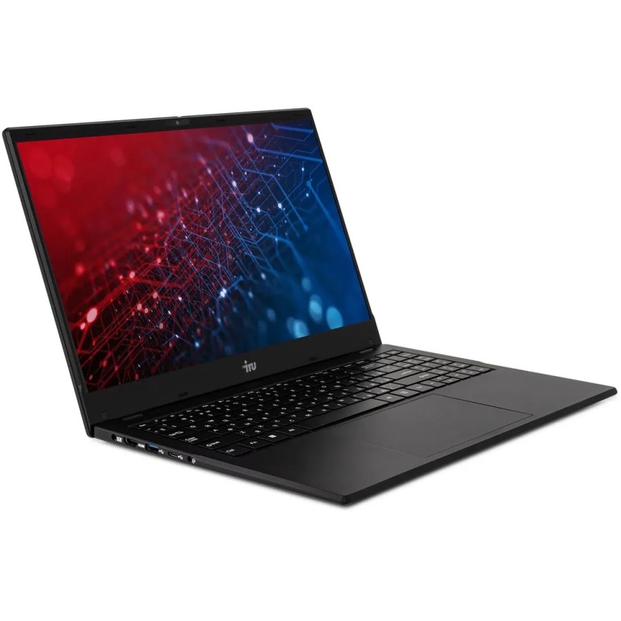 iRU Planio 15ING Intel Celeron N4500 1100MHz/15.6"/1920x1080/8GB/256GB SSD/Intel UHD Graphics/Wi-Fi/Bluetooth/Windows 11 Pro (2140835) Black
