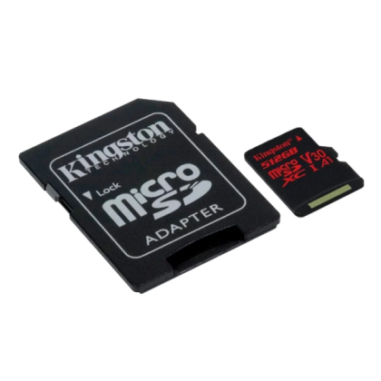 Kingston SDCR/512GB microSDXC Class 10 100MB/s 512GB + SD adapter(SDCR/512GB)