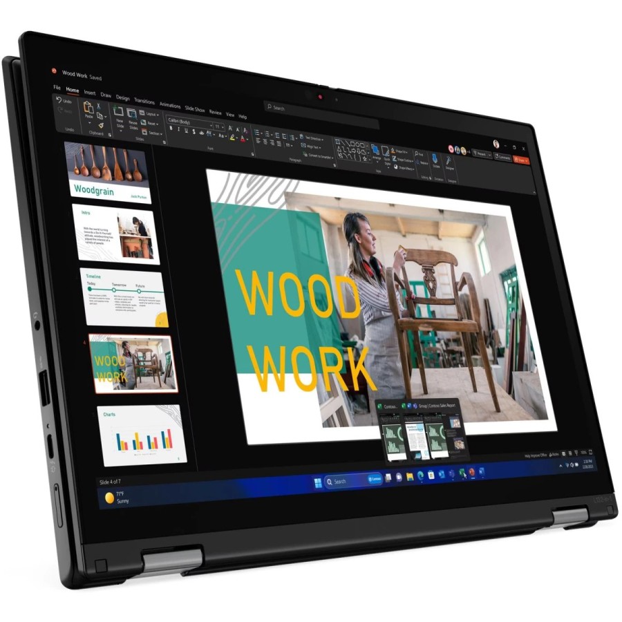 Lenovo ThinkPad L13 2-in-1 Gen 5 Intel Core Ultra 7 155U 1700MHz/13.3"/1920x1200/16GB/1024GB SSD/Intel Graphics/Wi-Fi/Bluetooth/Windows 11 Pro (21LNA02JCD) Black