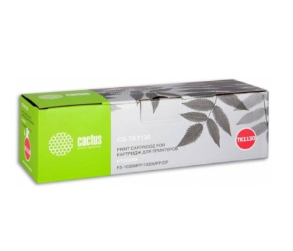 Cactus CS-TK1130 черный (3000 стр) для Kyocera Mita FS-1030MFP, Kyocera Mita FS-1030MFP DP, Kyocera Mita FS-1130, Kyocera Mita FS-1130MFP
