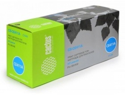 Cactus CS-CE411A cyan (2600 стр) для HP LJ Pro 300/M351/M451/M375
