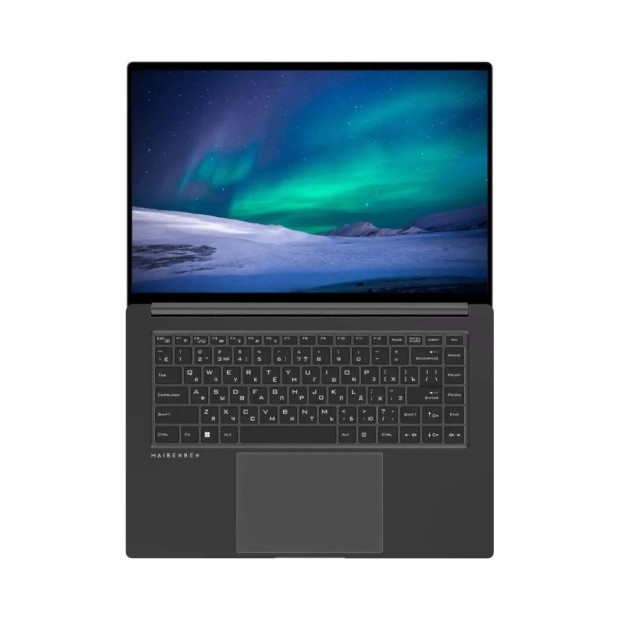 MAIBENBEN P625 Intel Core i5 12450H 2000MHz/16"/2560х1600/16GB/512GB SSD/Intel UHD Graphics/Wi-Fi/Bluetooth/Linux (P625QSF0LGRE0) Grey