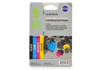 cactus CS-EPT0735 многоцветный 11.4 мл для Stylus С79/C110/СХ3900/CX4900