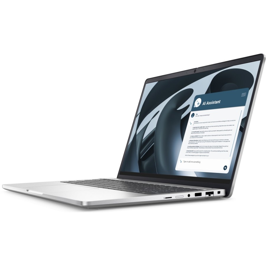 DELL PRO 16 Intel Core Ultra 7 255U 3800MHz/16"/1920x1200/16GB/1024GB SSD/Intel Graphics/Wi-Fi/Bluetooth/Linux (Pro16-7615) Silver