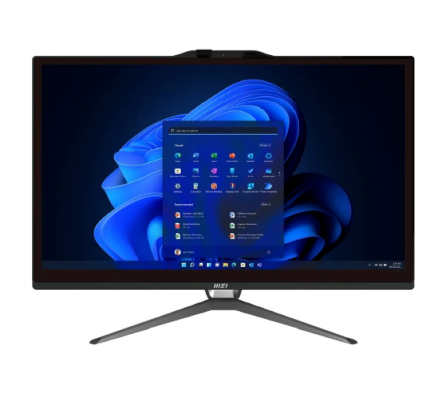 MSI Pro AP222T 14M Intel Core i3 14100 3500 МГц/16384 Mb/512 Gb SSD/21.5" Full HD 1920x1080/DVD нет/Intel UHD Graphics 730/Без ОС (9S6-AC0151-666) Черный