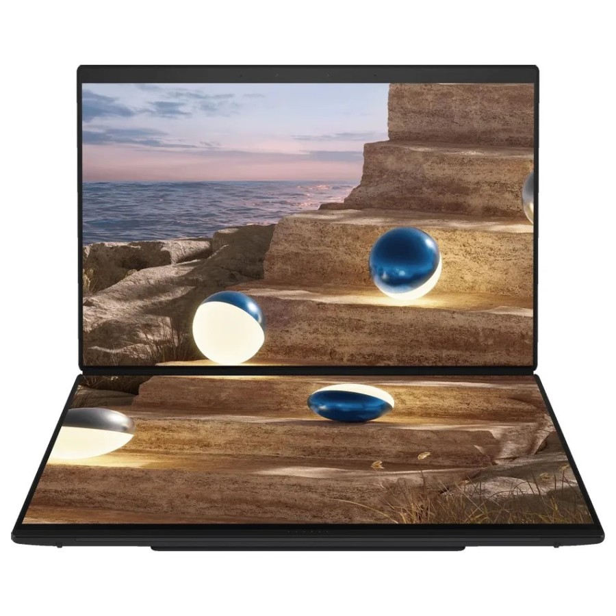 ASUS ZenBook Duo UX8407AA-SN279X Intel Core Ultra 9 386H 2100MHz/14"/2880x1800/32GB/1024GB SSD/Intel Graphics/Wi-Fi/Bluetooth/Windows 11 Pro (90NB16V1-M00F80) Grey