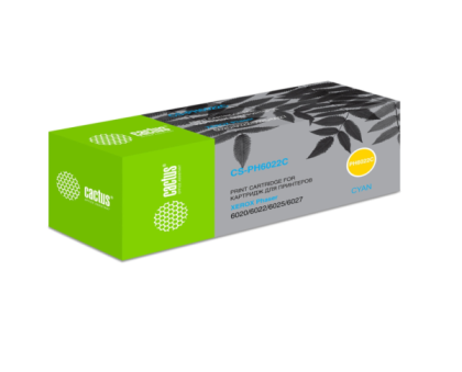 cactus CS-PH6022C голубой (1000 стр) для Phaser 6020/6022/WC6025/6027