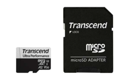 Transcend 128GB UHS-I U3 microSD w/ adapter A2 (TS128GUSD340S)