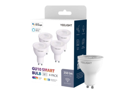 Yeelight GU10 Smart bulb(Multicolor) (YGYC0120004WTEU)