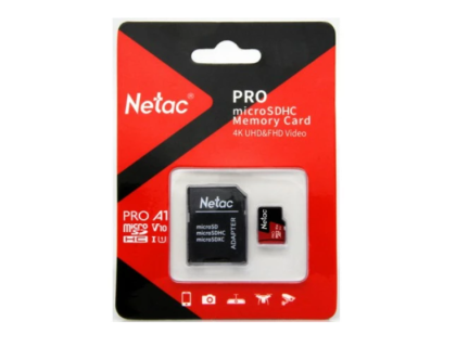 Netac P500 Extreme Pro 16Gb MicroSD + SD адаптер (NT02P500PRO-016G-R)