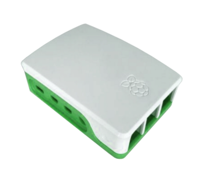 ACD White+Green ABS Case for Raspberry 4B (RA601)