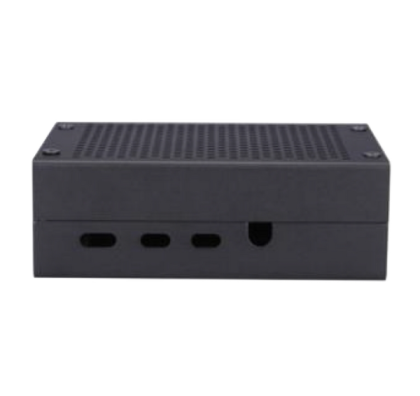 ACD Black Fine Heat Dispersion Aluminium Alloy Case for Raspberry Pi 4B (RA508)