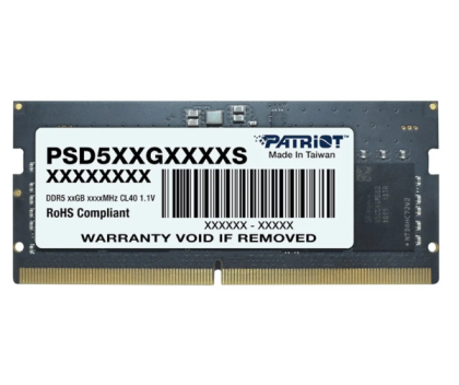 Patriot Memory SL 32 ГБ DDR5 4800 МГц SODIMM CL40 (PSD532G48002S)