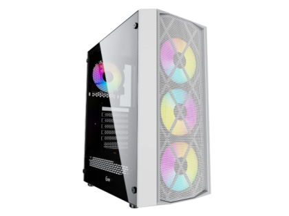 Powercase Rhombus X4 Tempered Glass Mesh (CMRMW-L4) White