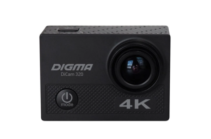 Digma DiCam 320 4K, WiFi (DC320) Черный