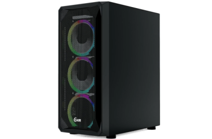 PowerCase Mistral Z4 Mesh LED (CMIZB-L4) Черный