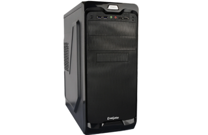 Exegate Miditower UN-604 без БП (EX269439RUS) Черный