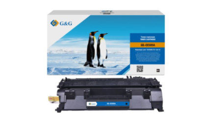 G&G GG-CE505A чёрный (2300 стр) для HP LJ P2035/P2055/M401/M425; Canon LBP6300/6310/6650/6670