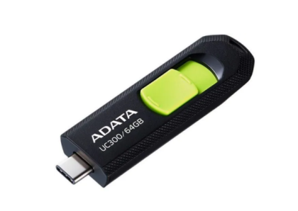 A-Data UC300 64ГБ, USB3.2 (ACHO-UC300-64G-RBK/GN) Черный