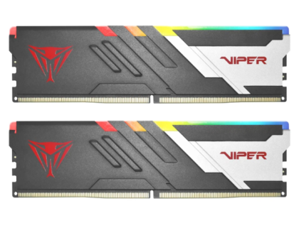 Patriot Memory VIPER Venom RGB (32 ГБ x 2 шт.) DDR5 5200 МГц DIMM CL40 (PVVR564G520C40K)