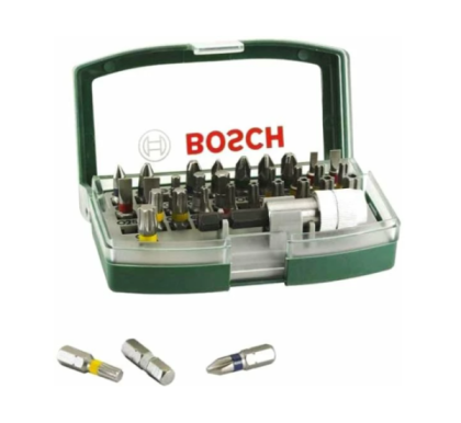 Bosch Colored 32 шт (31 бита + универсальный держатель) (2607017063)