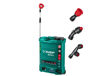 Зубр ОПС-16, аккумуляторный, ранцевый, 16л