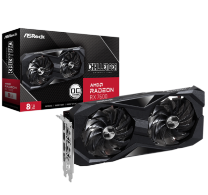 ASRock Radeon RX 7600 Challenger 8G OC (RX7600 CL 8GO)
