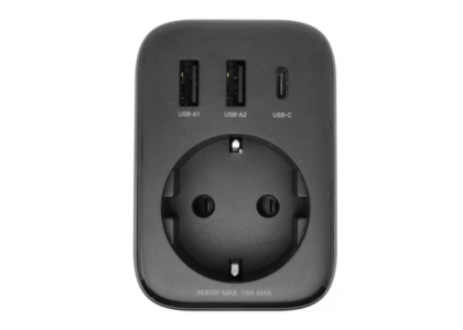 UGREEN CD314 1 AC outlets + 30W 2A1C (90613) Black