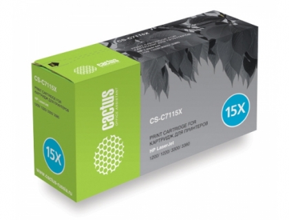 Cactus CS-C7115XS черный (3500 стр) для HP LaserJet 1200/1200N/1200SE/1220/1220SE/3300/3300MFP/3310/3320/3320MFP/3320N/3320N FP /3330/3330MFP/3380/3380MFP
