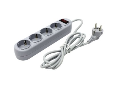 Defender ES Lite (99487), 4 розетки, 1.8 м, с/з 2200 Вт