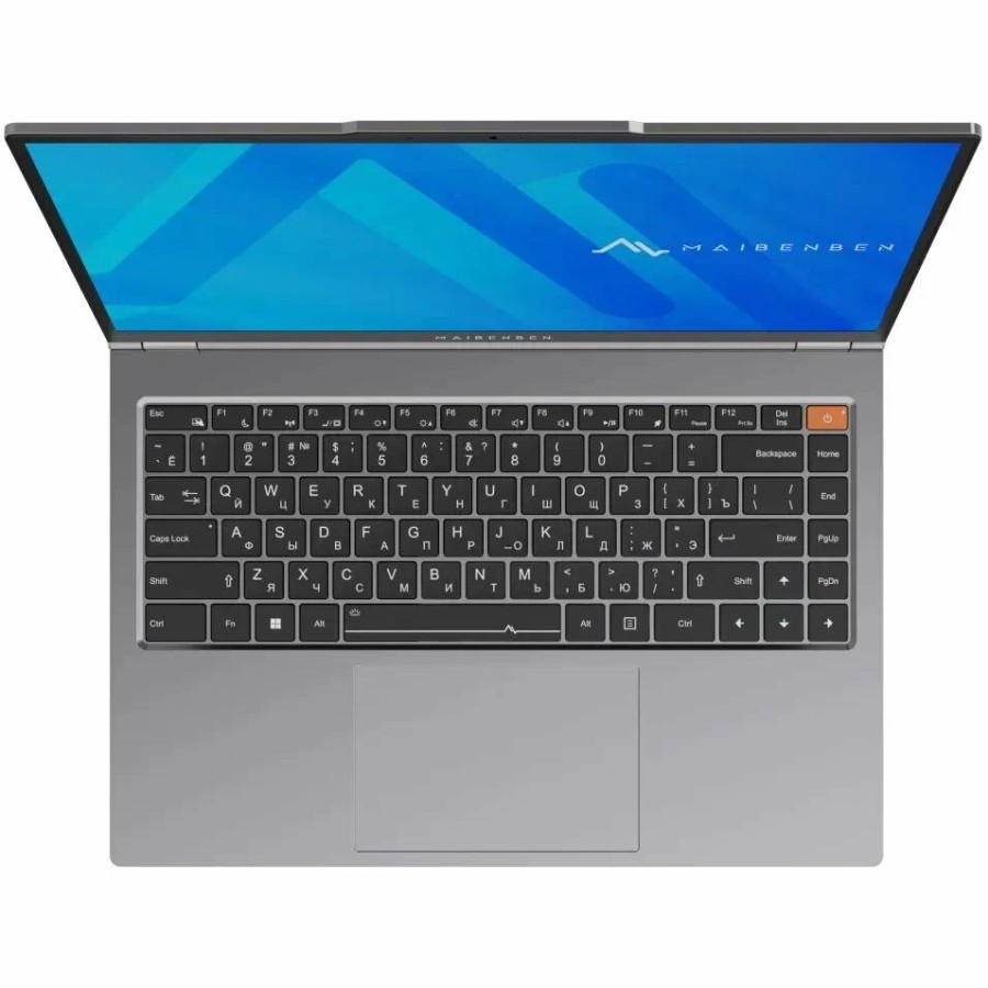 MAIBENBEN P15B AMD Ryzen 5 7640HS 4300MHz/15.3"/1920x1200/12GB/512GB SSD/AMD Radeon 760M/Wi-Fi/Bluetooth/Windows 11 Home (P15B-R576UM1S1RHG4E10) Grey