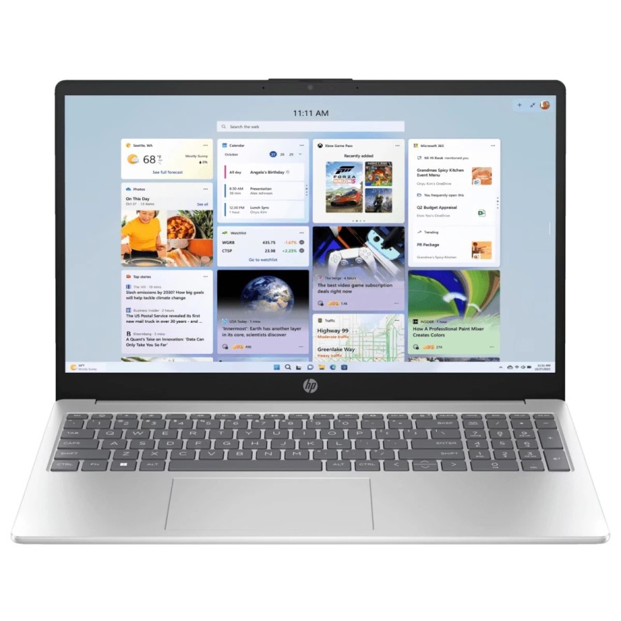 HP 15-fd1354TU (C72QKPA) Intel Core Ultra 5 125H 3600MHz/15.6"/1920x1080/16GB/1024GB SSD/Intel Arc Graphics/Wi-Fi/Bluetooth/Windows 11 Home (Silver)