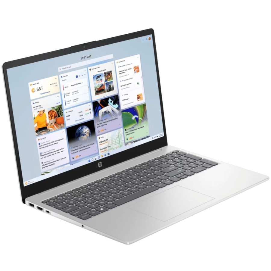 HP 15-fd1354TU (C72QKPA) Intel Core Ultra 5 125H 3600MHz/15.6"/1920x1080/16GB/1024GB SSD/Intel Arc Graphics/Wi-Fi/Bluetooth/Windows 11 Home (Silver)