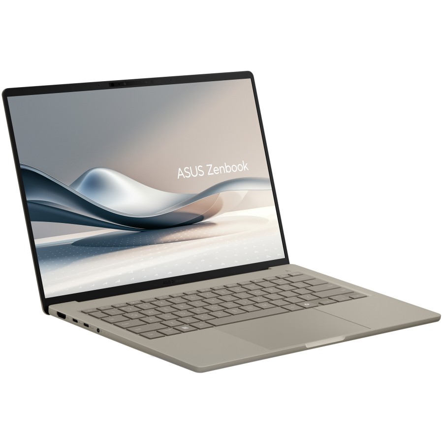 ASUS Zenbook A14 UX3407QA-QD197W Snapdragon X X1 26 100 2970MHz/14"/1920x1200/16GB/512GB SSD/Qualcomm Adreno/Wi-Fi/Bluetooth/Windows 11 Home (90NB1501-M00850) Beige