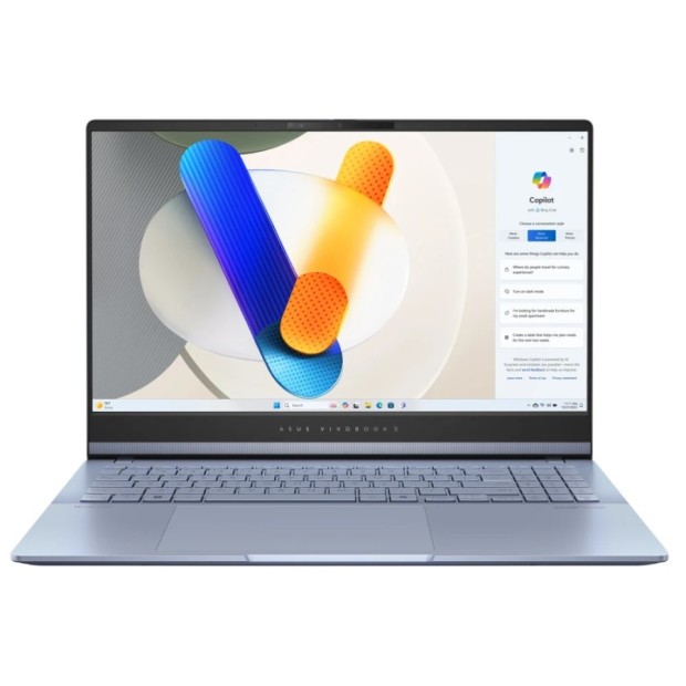 ASUS Vivobook S15 S5506MA-MA014W Intel Core Ultra 5 125H 3600MHz/15.6"/2880x1620/16GB/512GB SSD/Intel Arc Graphics/Wi-Fi/Bluetooth/Windows 11 Home (90NB14E2-M00350) Blue