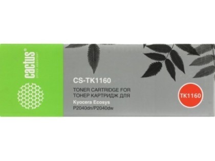 Cactus CS-TK1160 черный (7200 стр) для Ecosys P2040dn/P2040dw