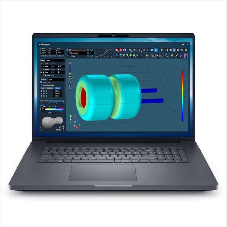 DELL Pro Max 18 Plus Intel Core Ultra 7 265HX 2600MHz/18"/2560x1600/64GB/1024GB SSD/NVIDIA RTX PRO 3000 12GB/Wi-Fi/Bluetooth/Linux (ProMax18-7615) Black